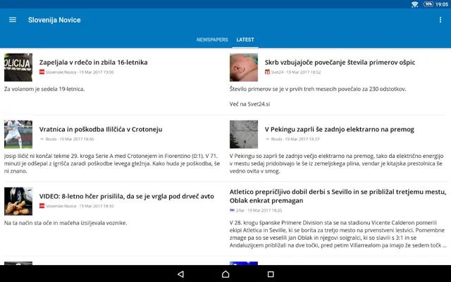 Slovenia News (Novice) android App screenshot 9