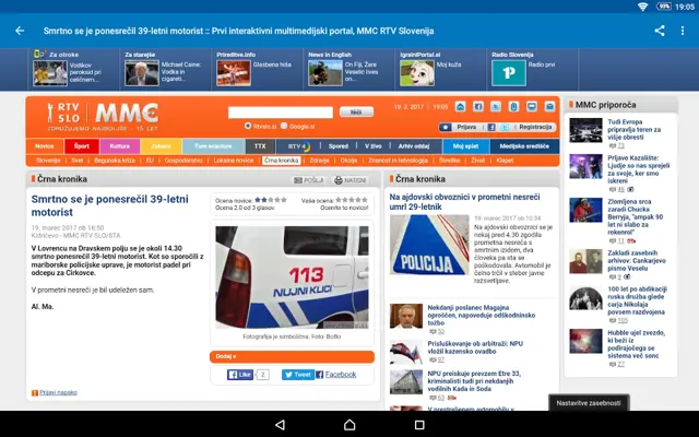 Slovenia News (Novice) android App screenshot 10